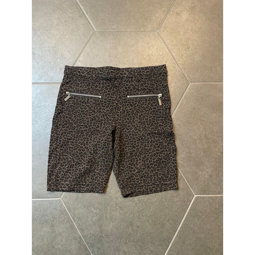 Blank NYC Leopard Bike Shorts 31